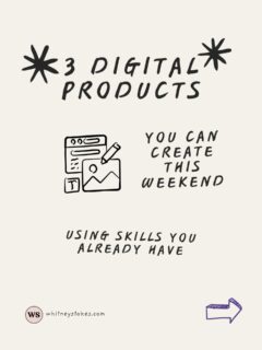 Step 1: Open Canva. Seriously. That’s it. You’re one click away from your first digital product.
Step 2: Pick your format. A simple checklist, a quick guide/ebook, or a Canva template bundle. (These three are weekend-friendly… and sanity-friendly.)
Step 3: Create something you wish you had when you started. Keep it simple, helpful, and easy for someone to use right away.
Step 4: Export, upload, and you’ve got a digital product ready to sell before Monday even shows up with its attitude.
If you want inspo, examples, and 50+ ideas handed to you on a silver platter, comment HOTLIST and I’ll send you my Digital Product Hotlist.